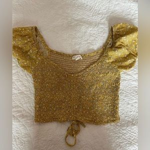 Aeropostale cropped blouse